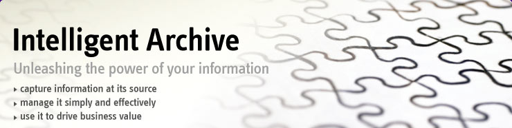 Intelligent archive. Unleashing the power of your information.